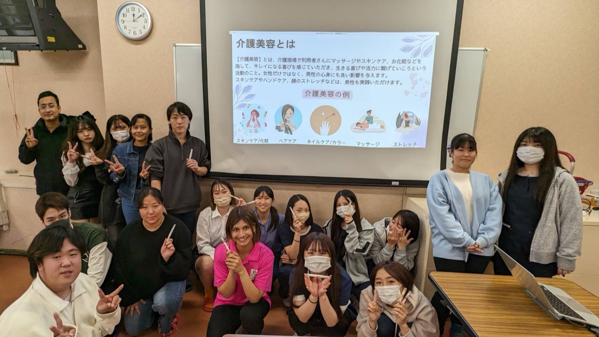 講演後の集合写真